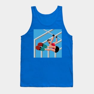 Man doing calisthenics Tank Top